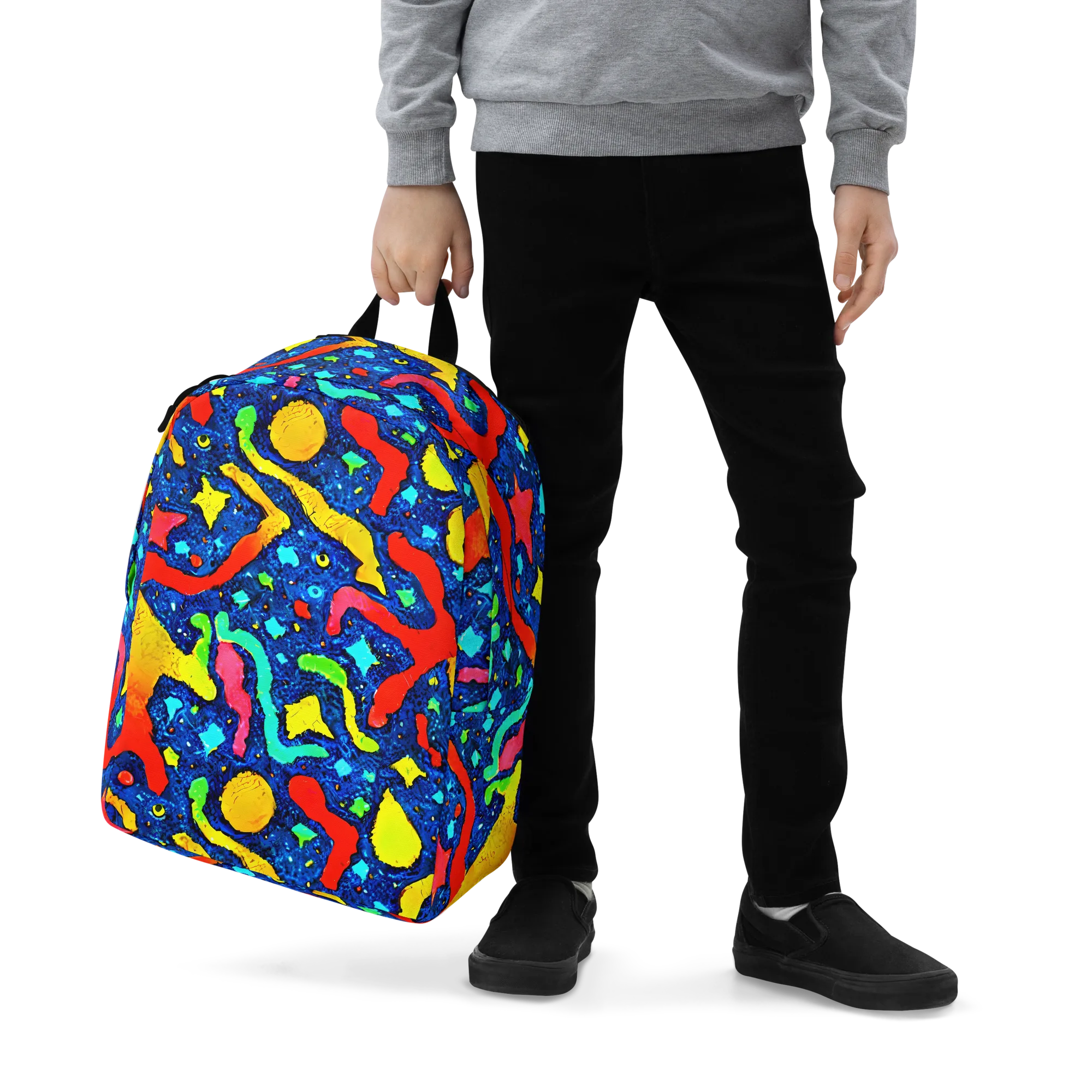 Wild Frequency on Minimalist Backpack — Zoomed-in
