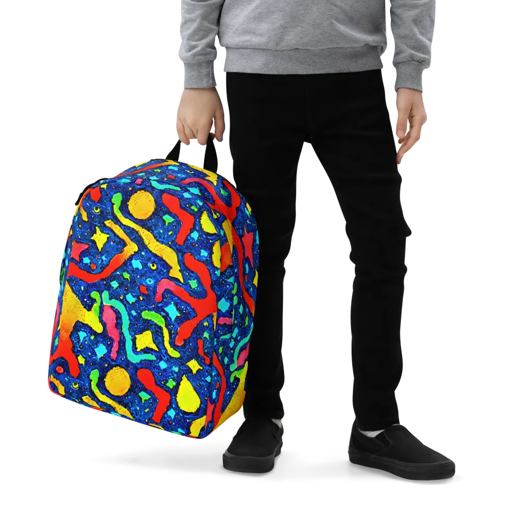 Wild Frequency on Minimalist Backpack — Zoomed-in