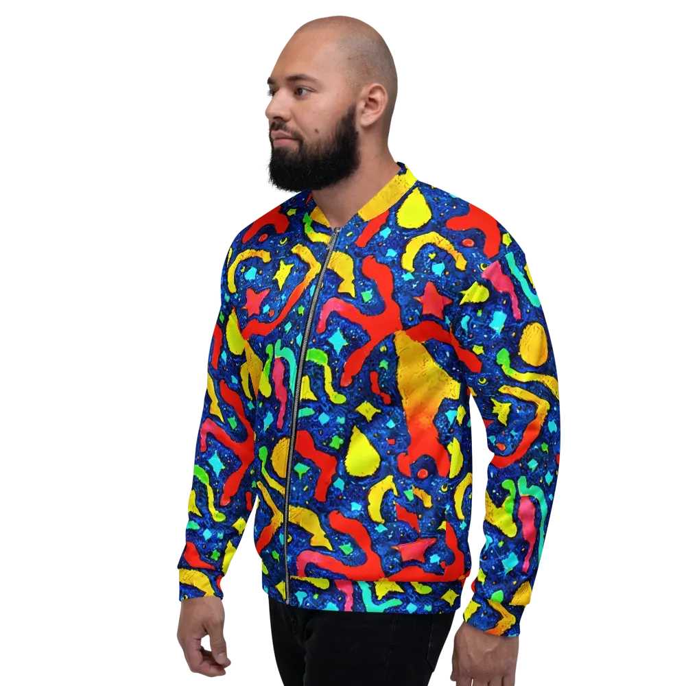 Wild Frequency on Bomber Jacket — Left