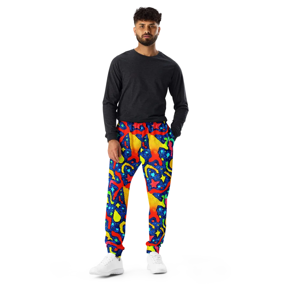 Wild Frequency on Men's Joggers — Front