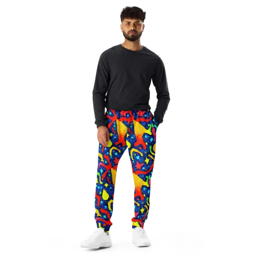 Wild Frequency on a Men's Joggers