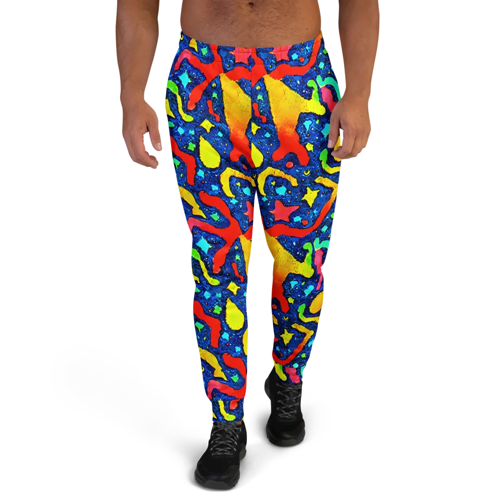 Wild Frequency on Men's Joggers — Front