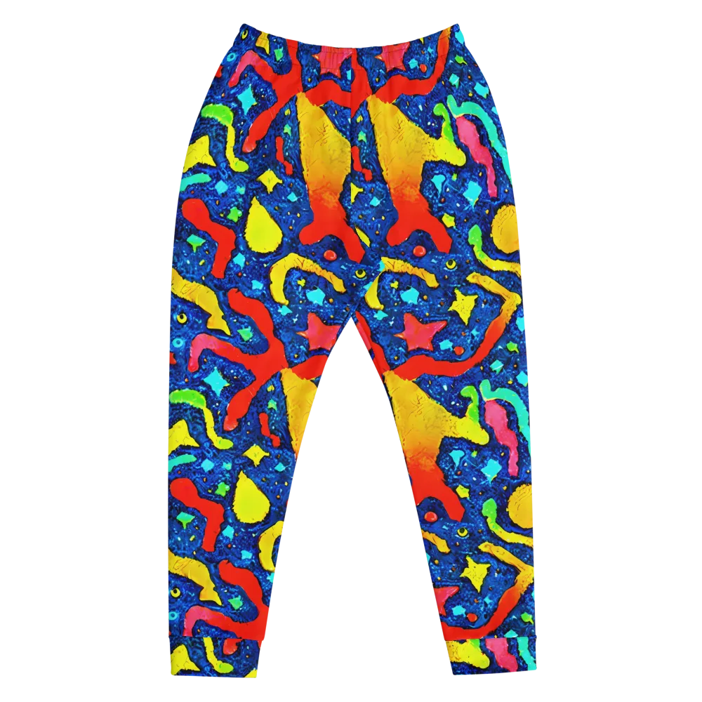 Wild Frequency on Men's Joggers — Front