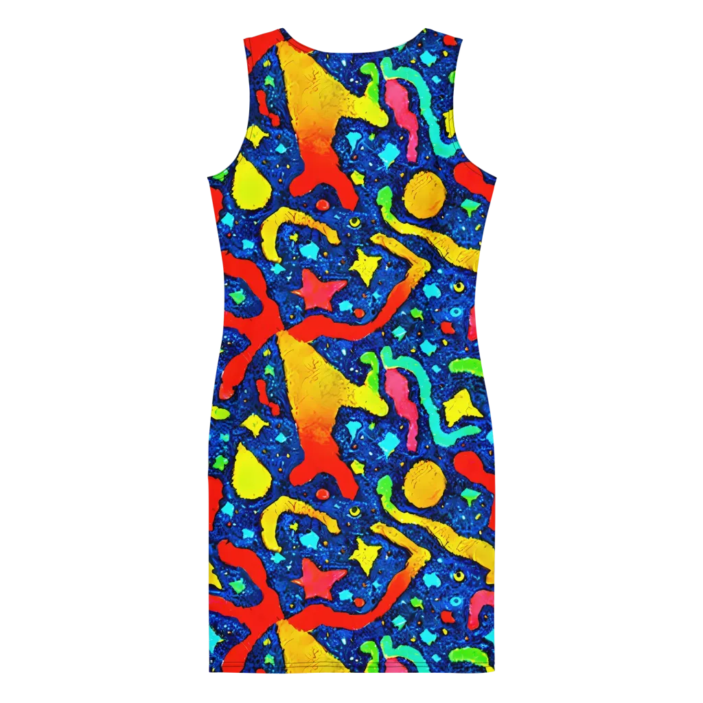 Wild Frequency on Bodycon Dress — Back