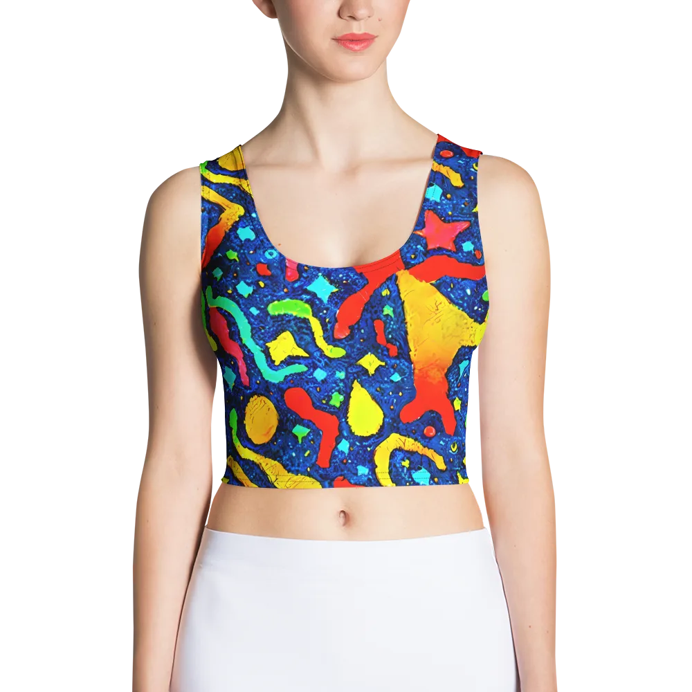 Wild Frequency on Crop Top — Front