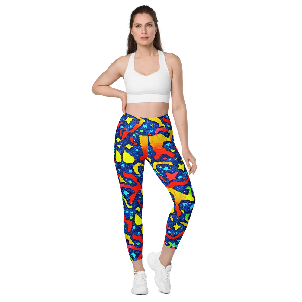 Wild Frequency on Leggings with Pockets — Front