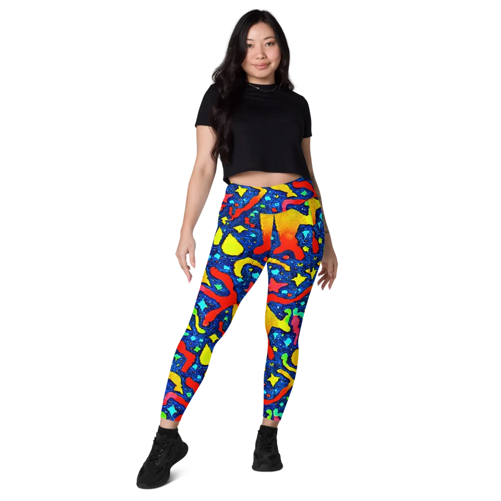 Wild Frequency on Leggings with Pockets — Front