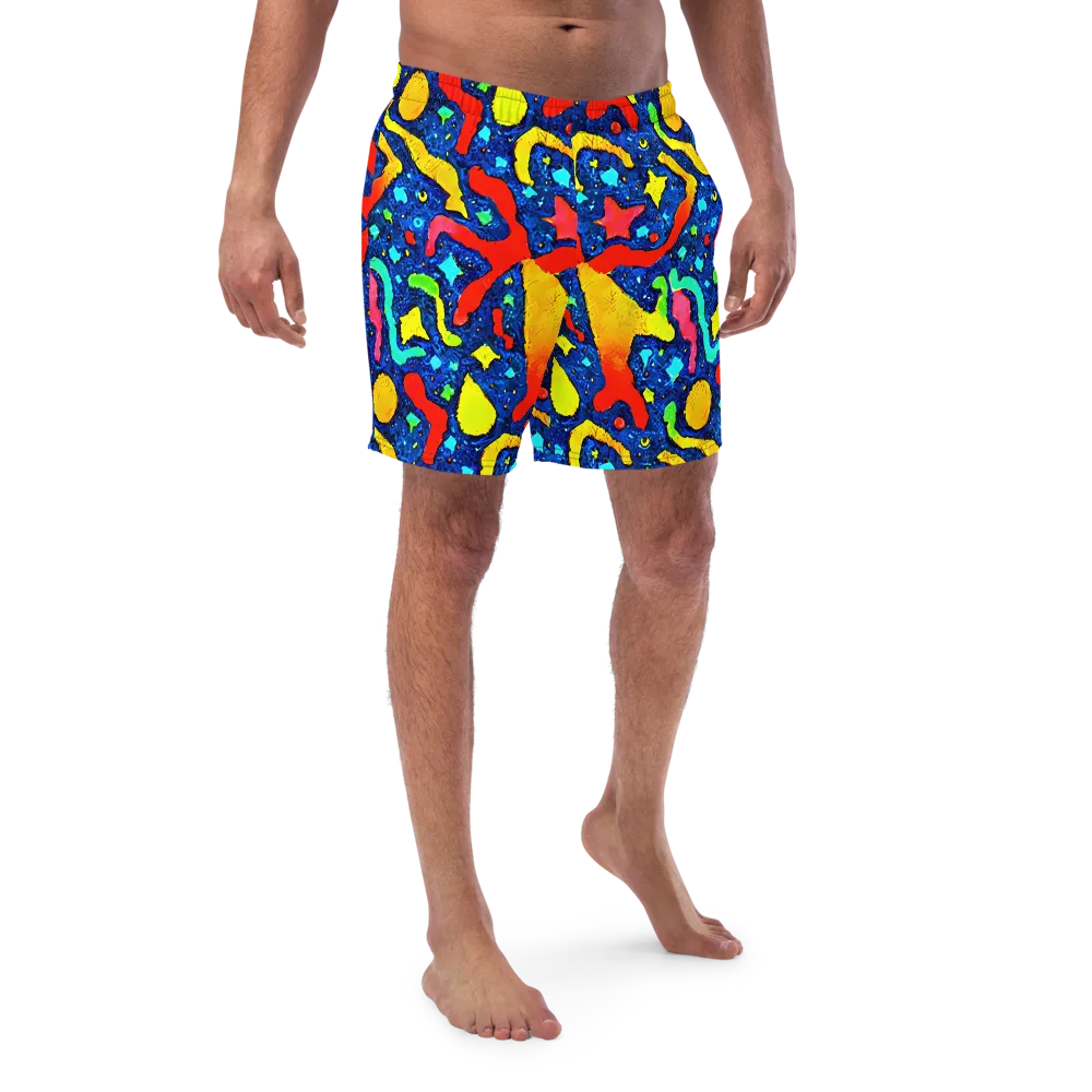Wild Frequency on Swim Trunks — Front