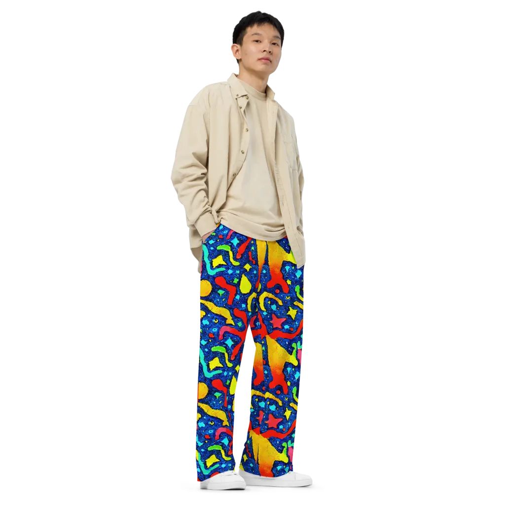 Wild Frequency on Wide-Leg Pants — Right Front