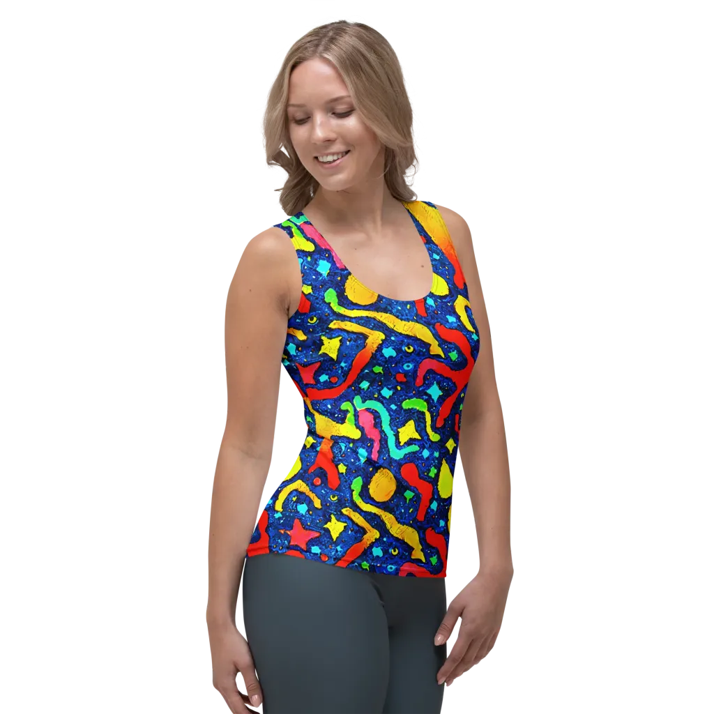 Wild Frequency on Women's Tank Top — Right Front