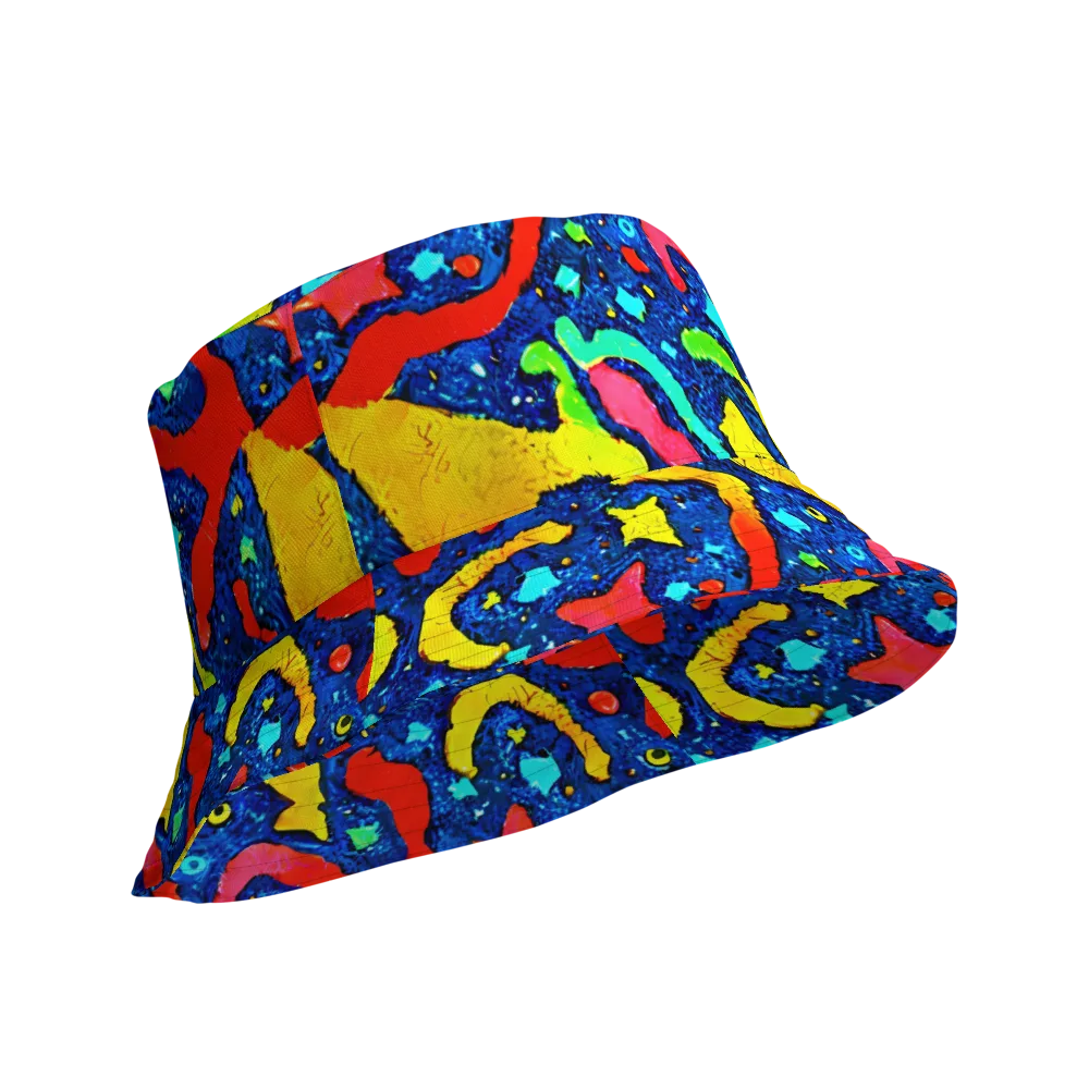Wild Frequency on Reversible Bucket Hat — Product details Outside