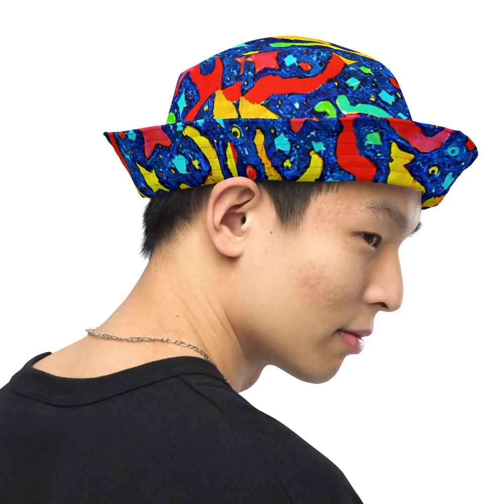 Wild Frequency on Reversible Bucket Hat — Right Outside
