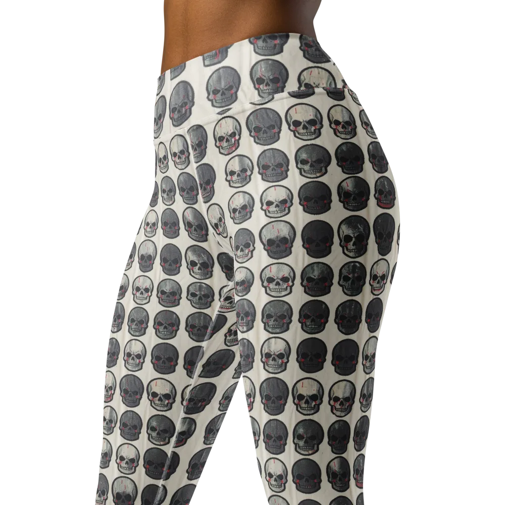 Afterlife Array on Yoga Leggings — Left Front