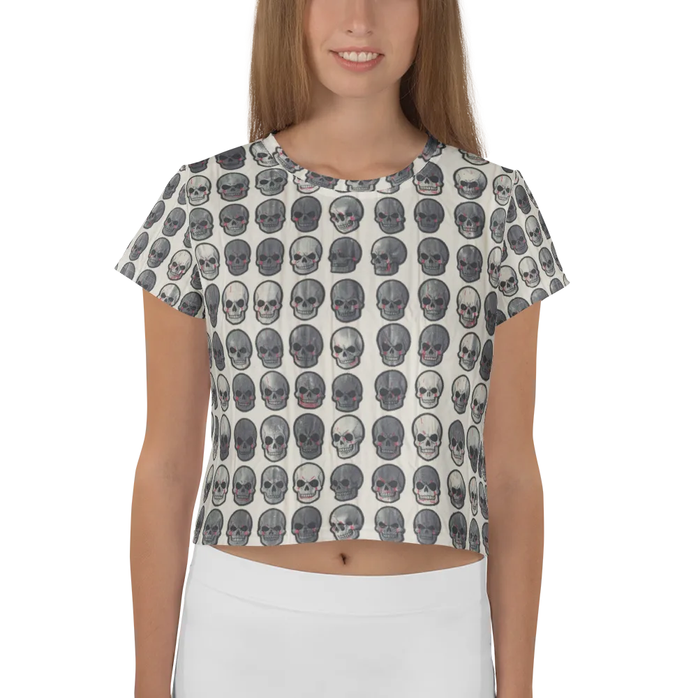 Afterlife Array on Crop Tee — Front