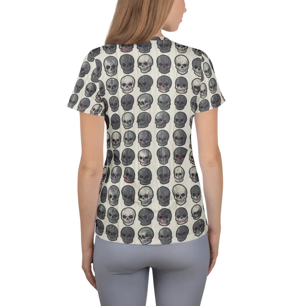 Afterlife Array on Women's Athletic T-Shirt — Back