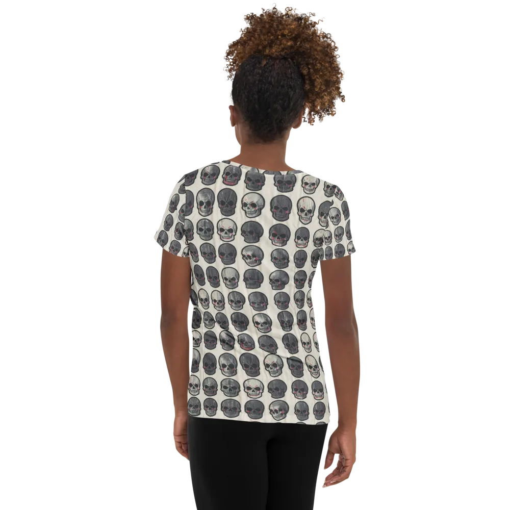 Afterlife Array on Women's Athletic T-Shirt — Back