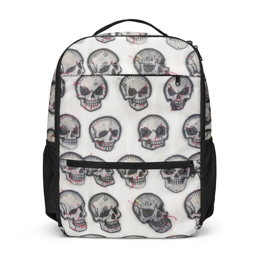 Stitched Requiem on Utility Backpack — Front