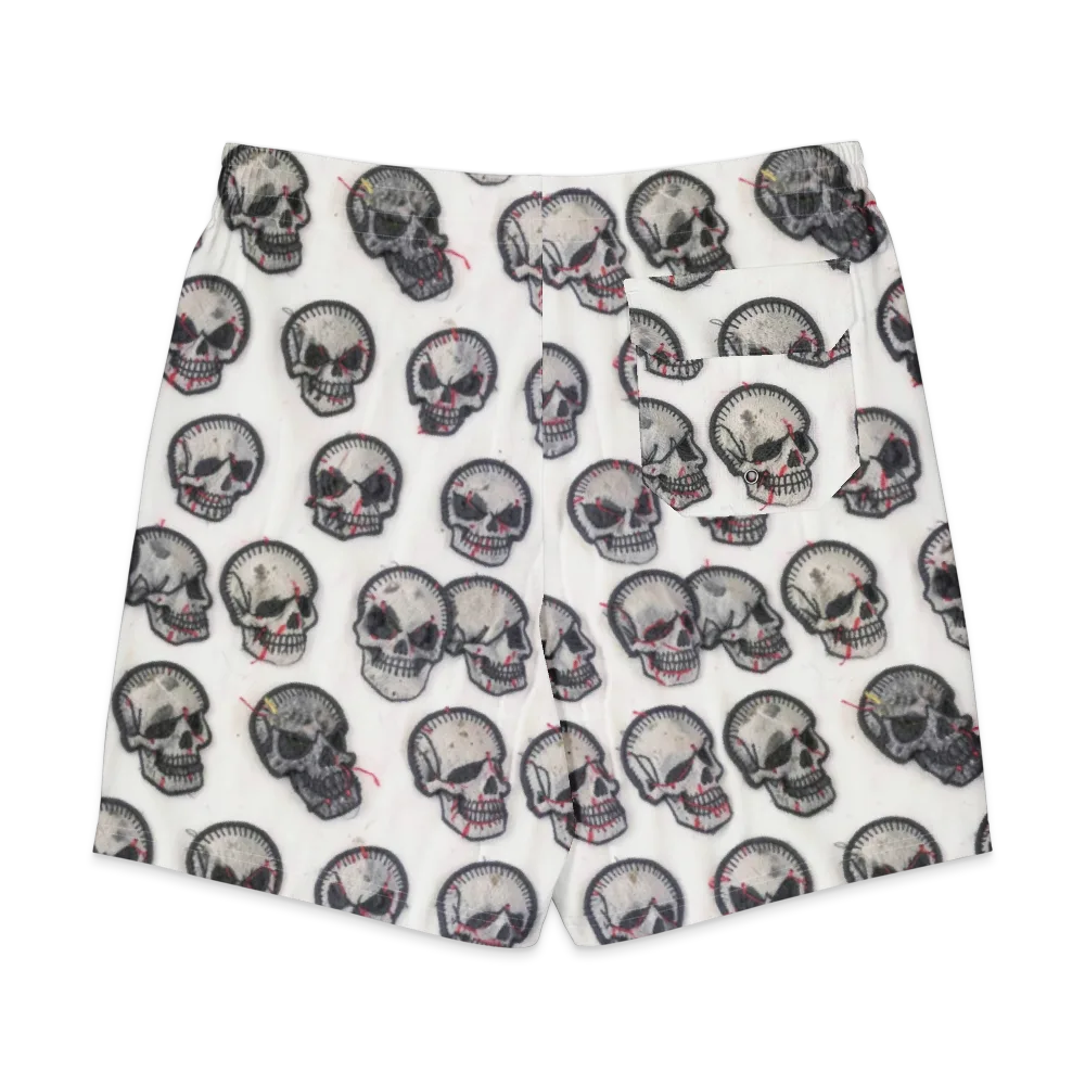 Stitched Requiem on Men's Board Shorts — Back