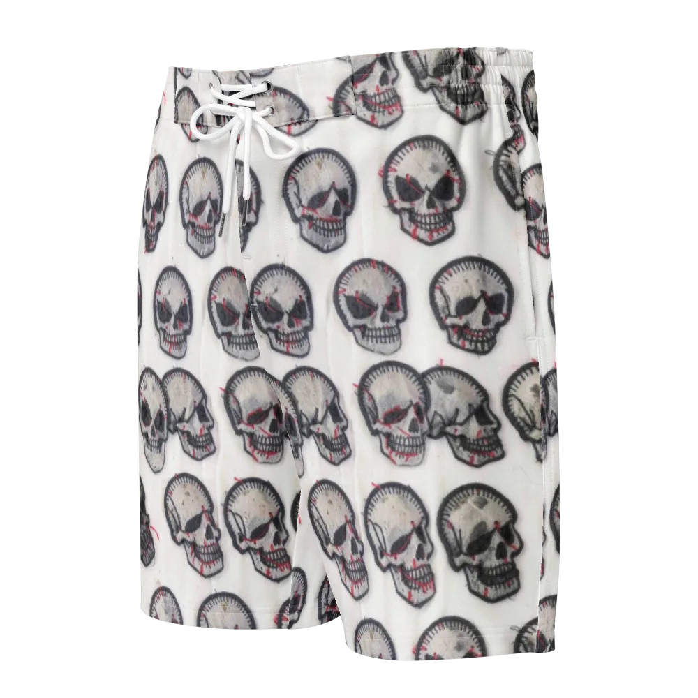 Stitched Requiem on Men's Board Shorts — Front
