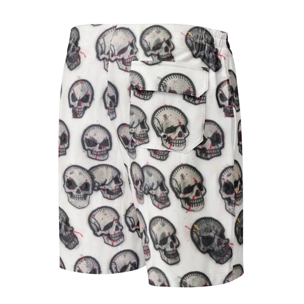 Stitched Requiem on Men's Board Shorts — Back