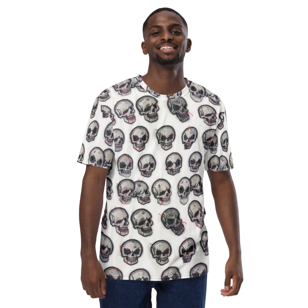 Stitched Requiem on Men's Crew Neck T-Shirt — Front