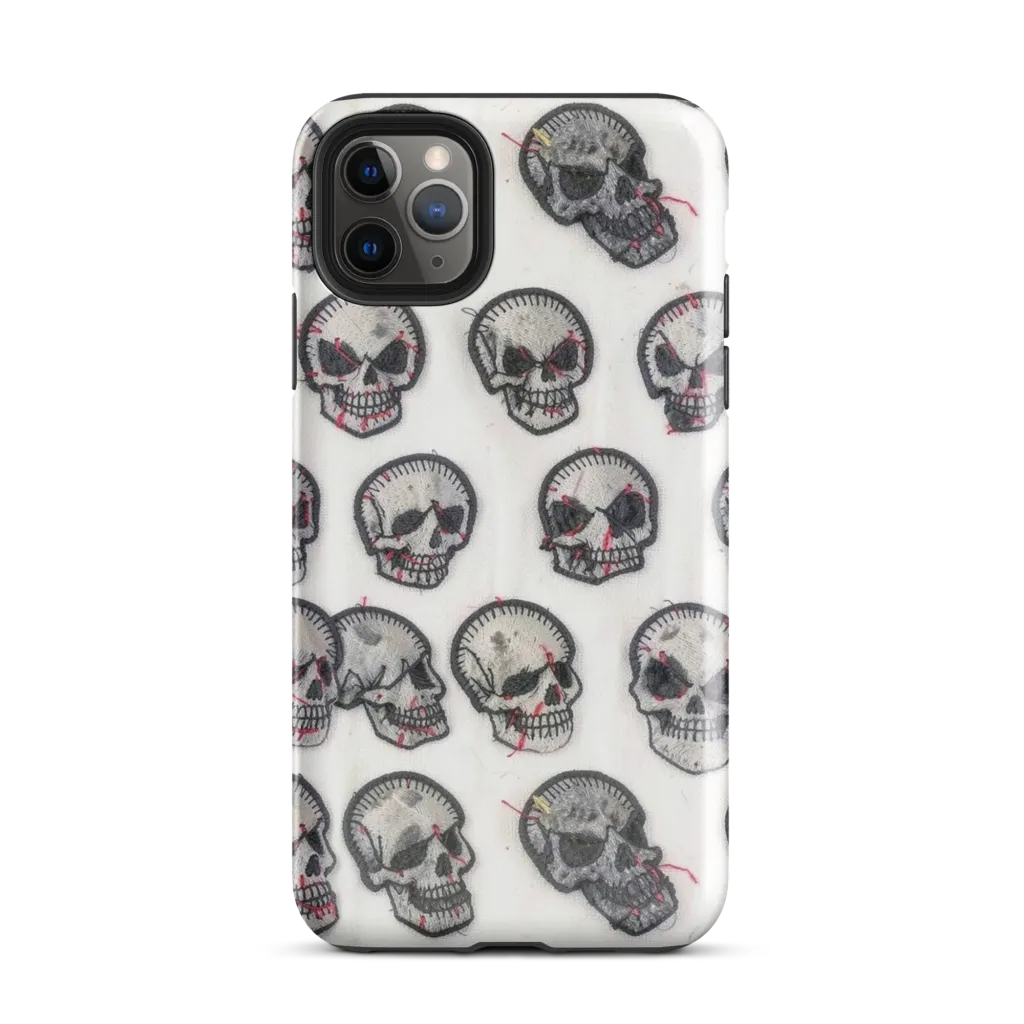 Stitched Requiem on Tough Case for iPhone® — Front