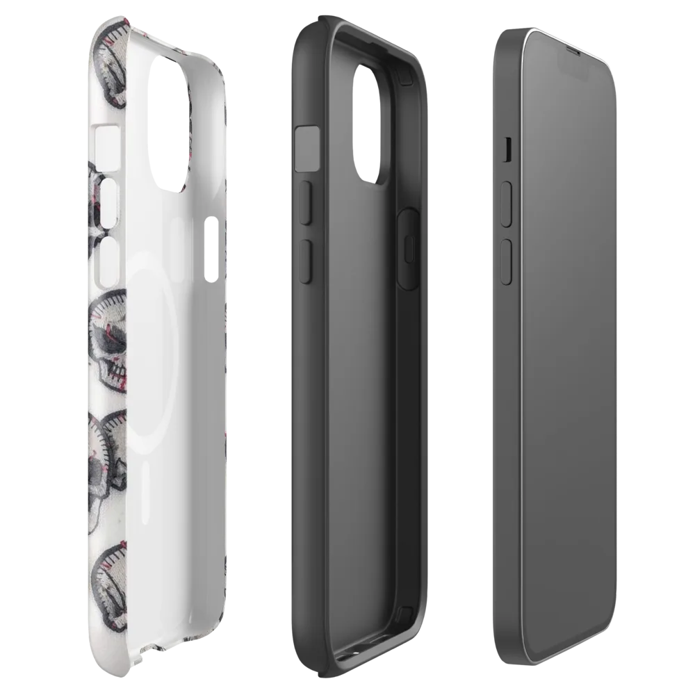 Stitched Requiem on MagSafe Tough Case for iPhone® — Front