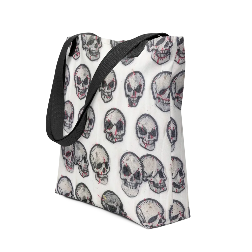 Stitched Requiem on Tote Bag — Front