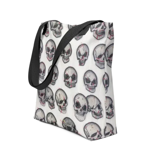 Stitched Requiem on a Tote Bag