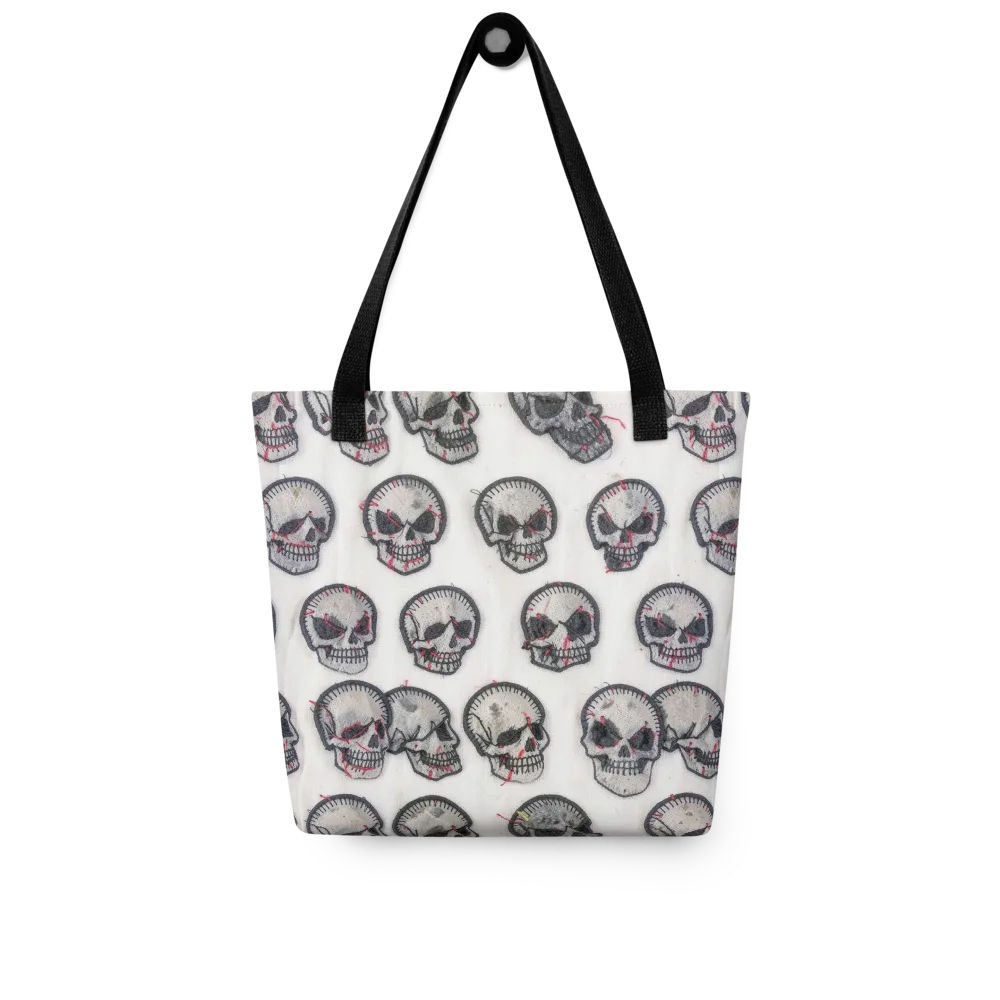 Stitched Requiem on Tote Bag — Front
