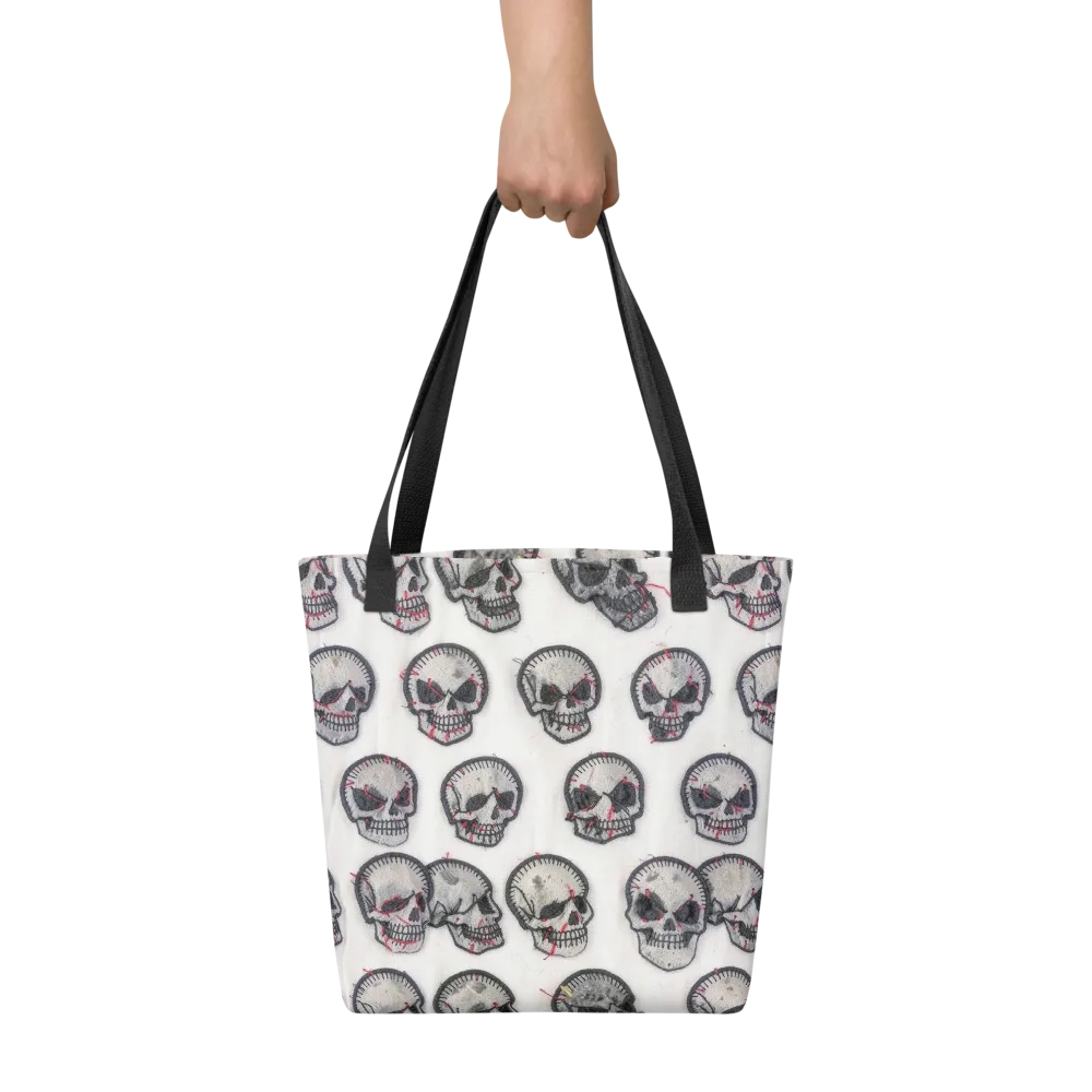 Stitched Requiem on Tote Bag — Front