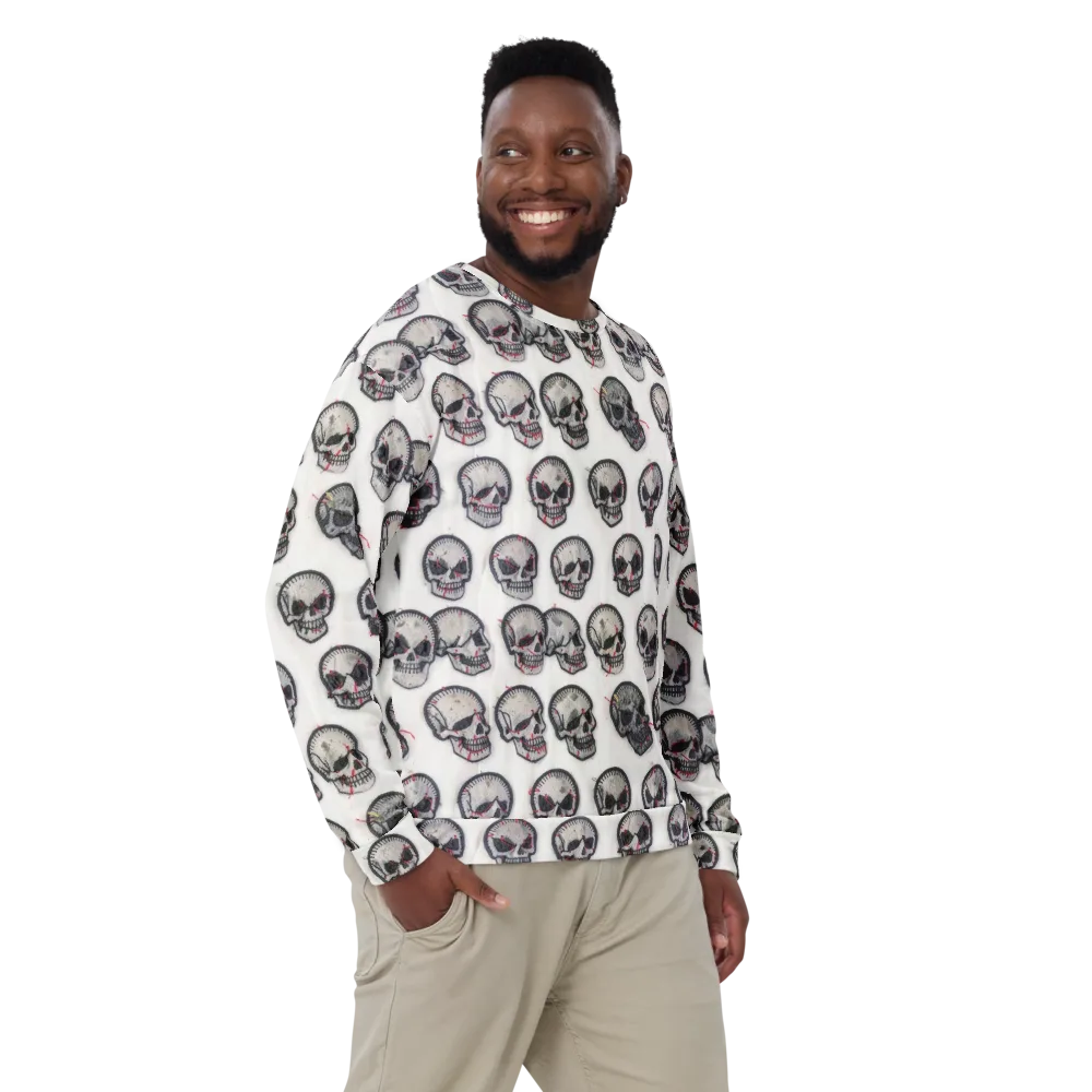 Stitched Requiem on Sweatshirt — Front