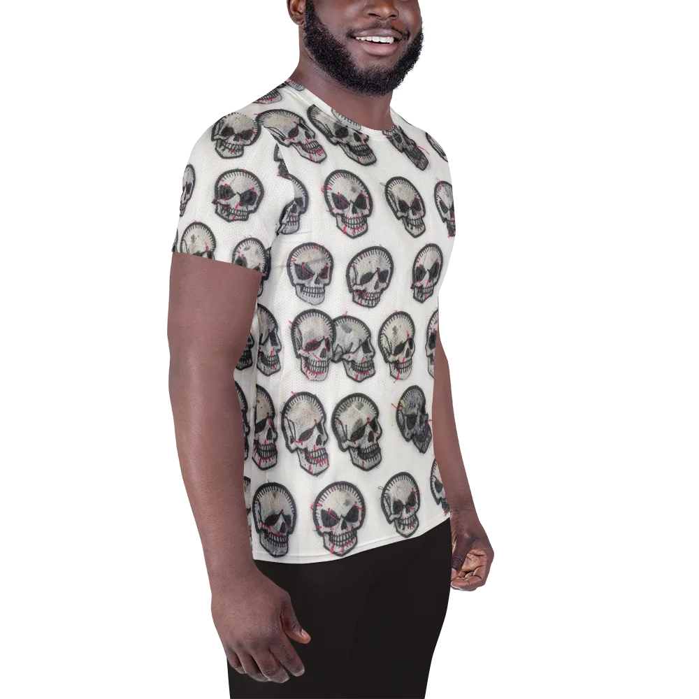 Stitched Requiem on Men's Athletic T-Shirt — Right