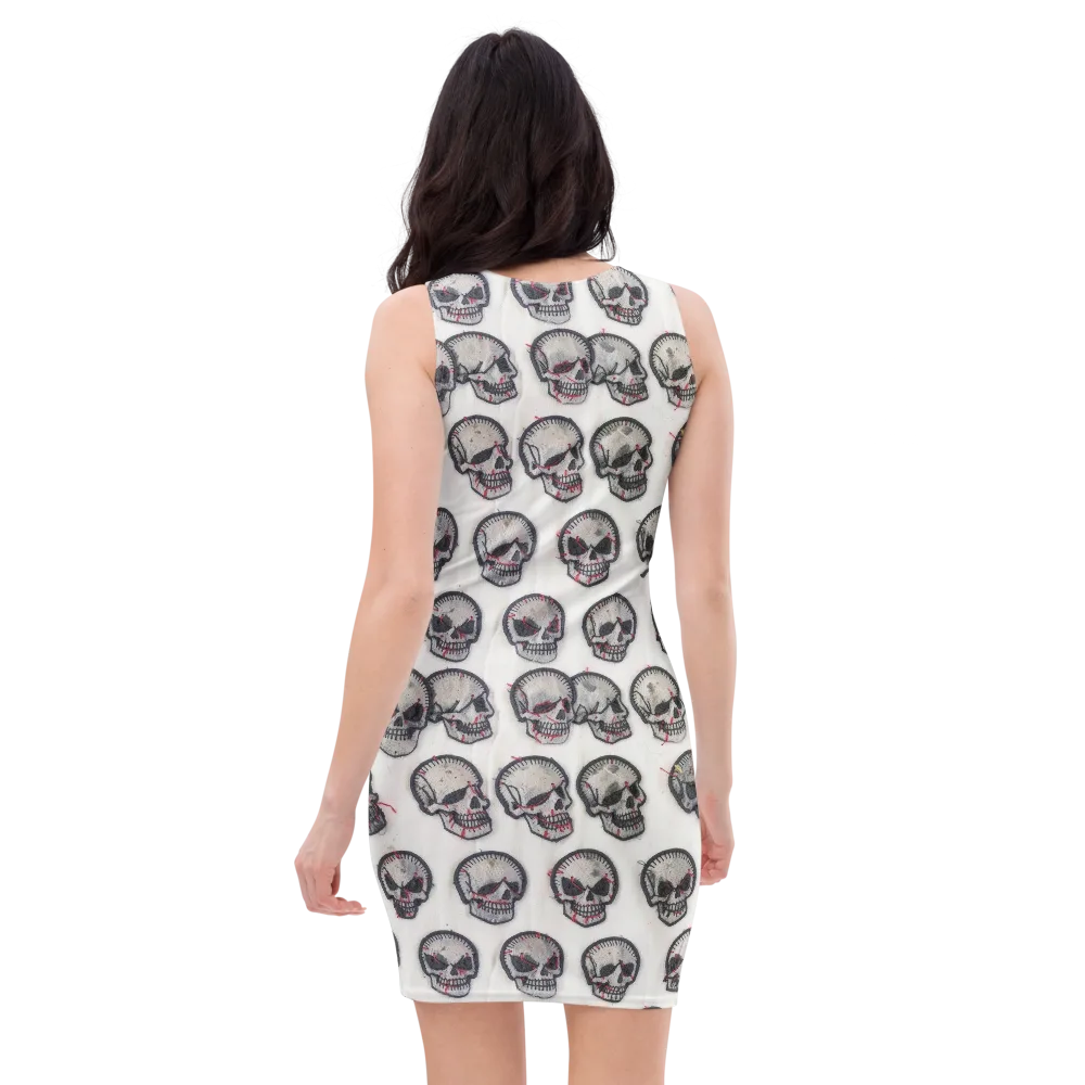Stitched Requiem on Bodycon Dress — Back
