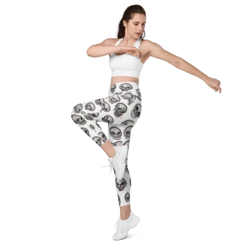 Stitched Requiem on a Leggings with Pockets