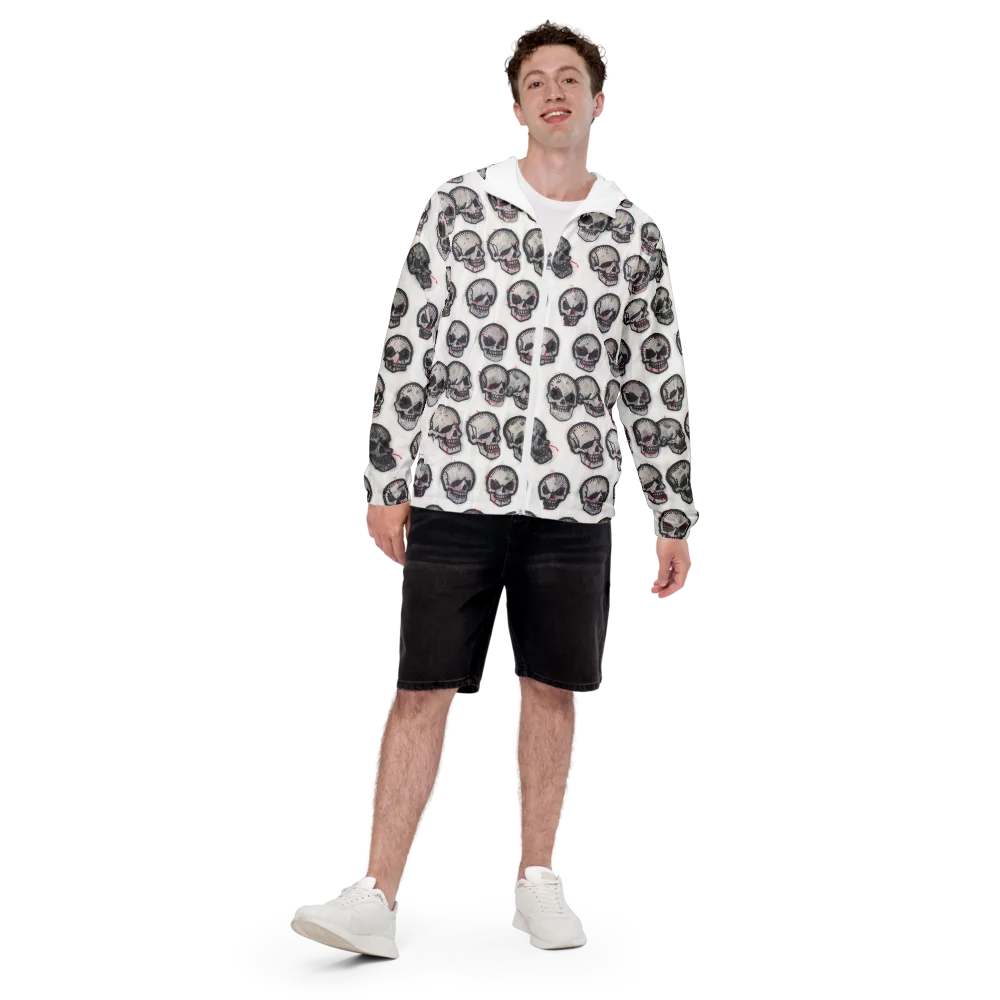 Stitched Requiem on Men's Windbreaker — Front
