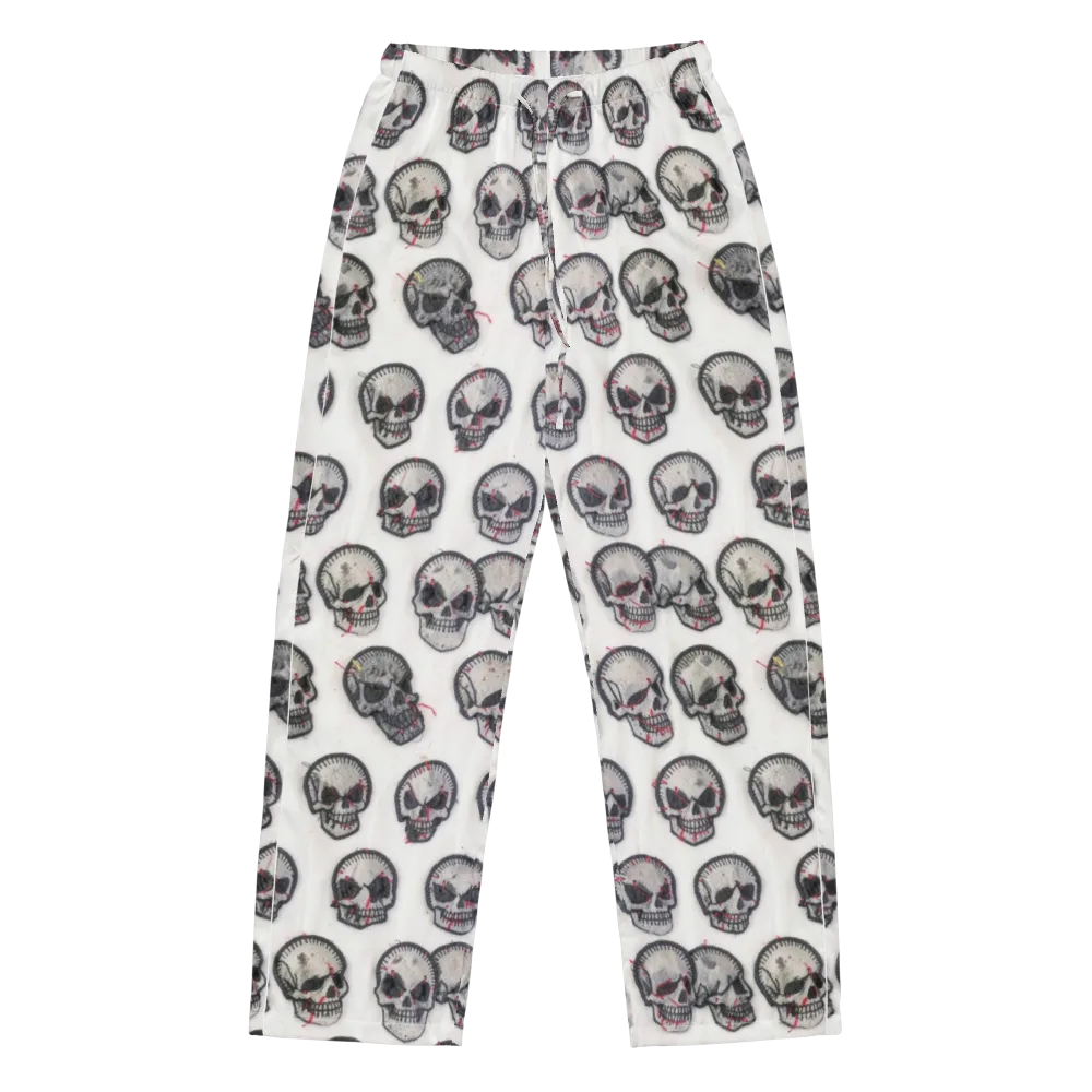 Stitched Requiem on Women's Pajama Pants — Front