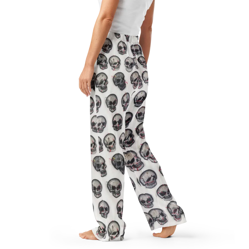 Stitched Requiem on Women's Pajama Pants — Left