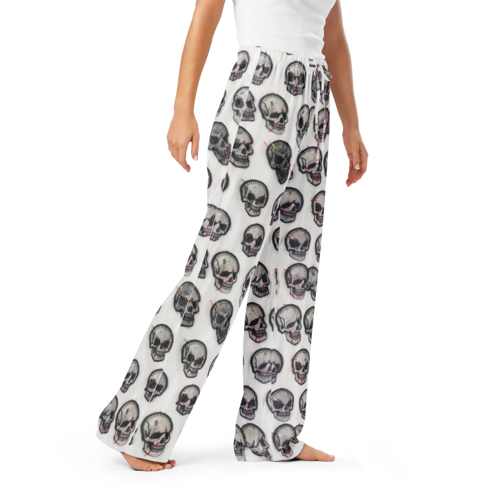 Stitched Requiem on Women's Pajama Pants — Right Front