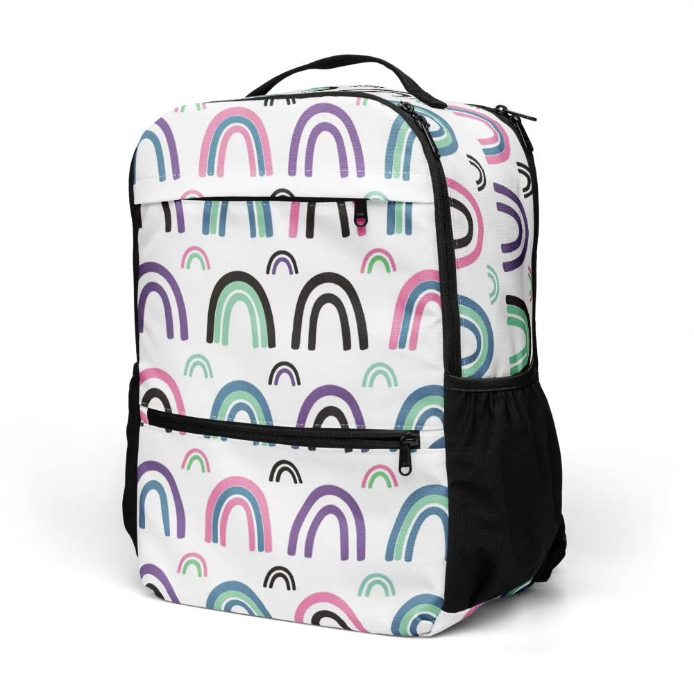 Arcade Daydream on Utility Backpack — Left Front