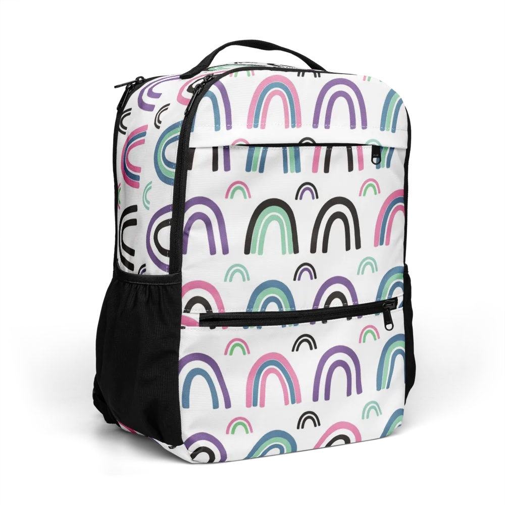 Arcade Daydream on Utility Backpack — Right Front