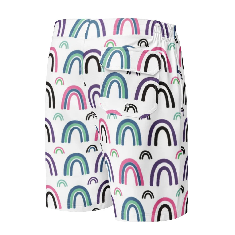 Arcade Daydream on Men's Board Shorts — Back