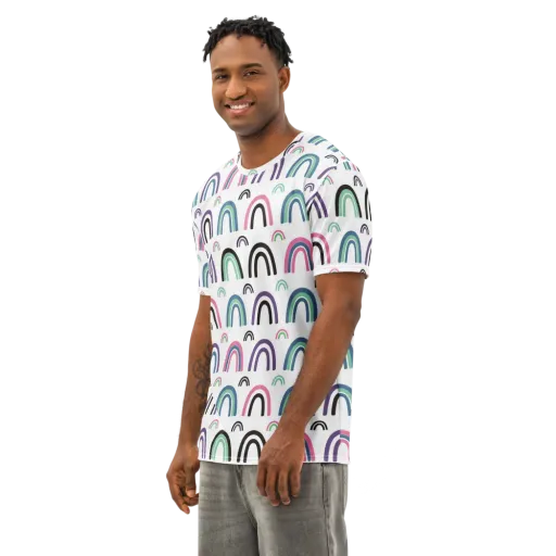 Arcade Daydream on a Men's Cotton Crew Neck T-Shirt