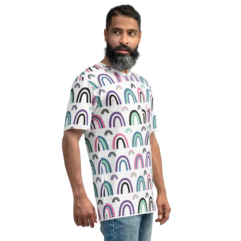Arcade Daydream on Men's Crew Neck T-Shirt — Right