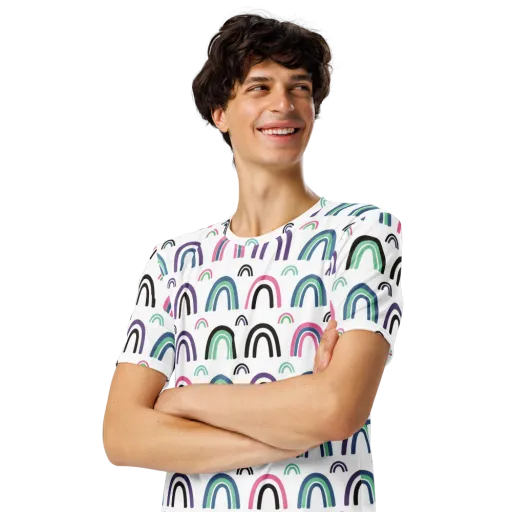 Arcade Daydream on a Men's Crew Neck T-Shirt