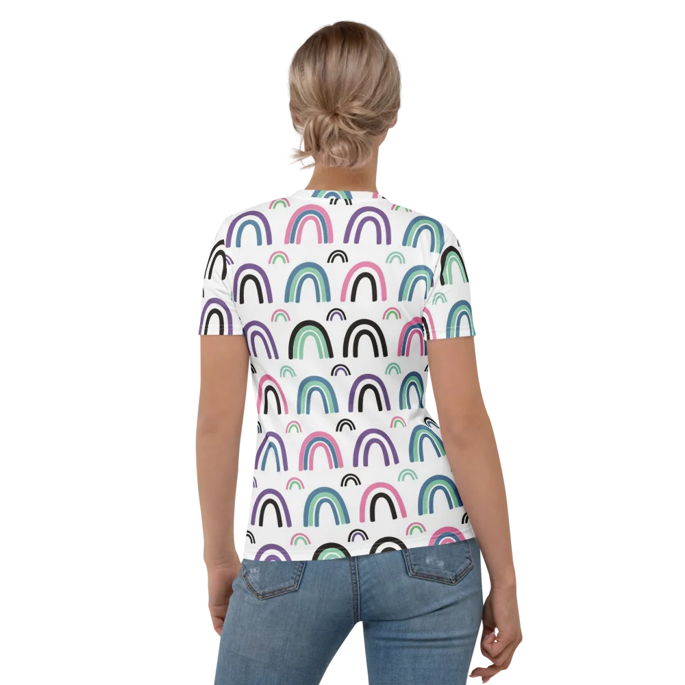 Arcade Daydream on Women's Crew Neck T-Shirt — Back