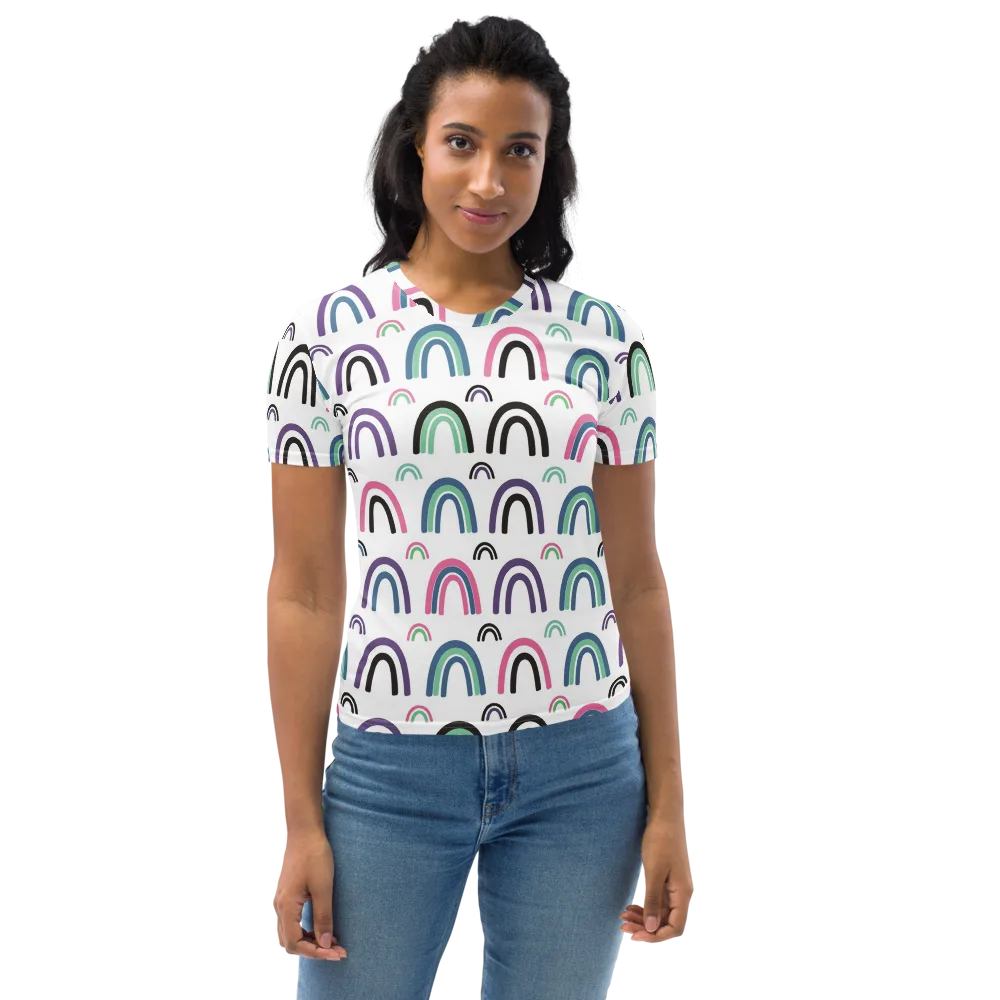 Arcade Daydream on Women's Crew Neck T-Shirt — Front