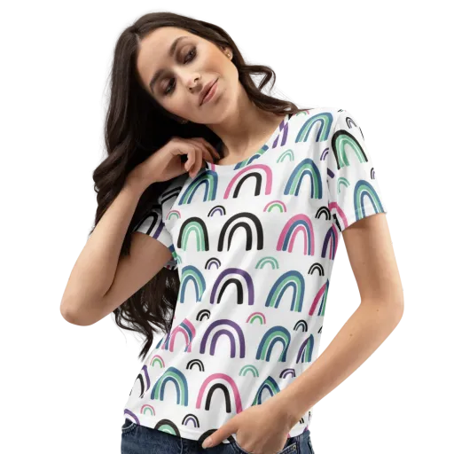 Arcade Daydream on a Women's Crew Neck T-Shirt
