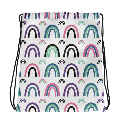 Arcade Daydream on a Drawstring Bag