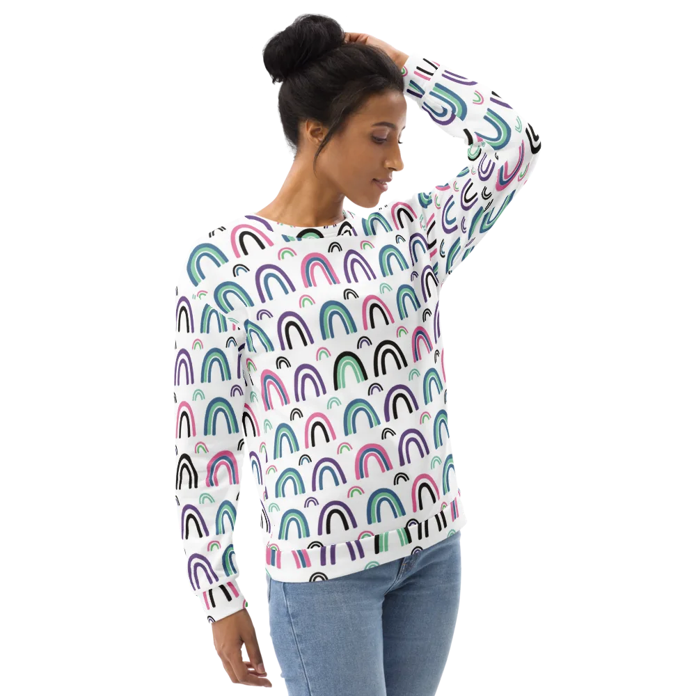 Arcade Daydream on Sweatshirt — Right Front